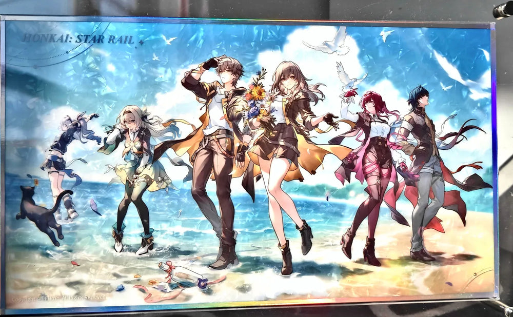 Honkai: Star Rail Festive Gifts Series Lámina artística Shikishi de PET – Seaside Ver.