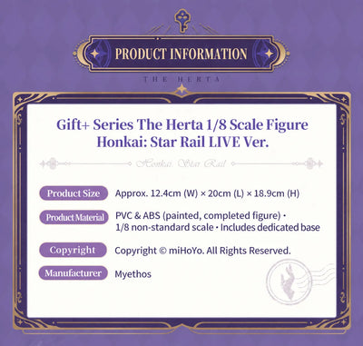 The Herta 1/8 Scale Figure full-body product display