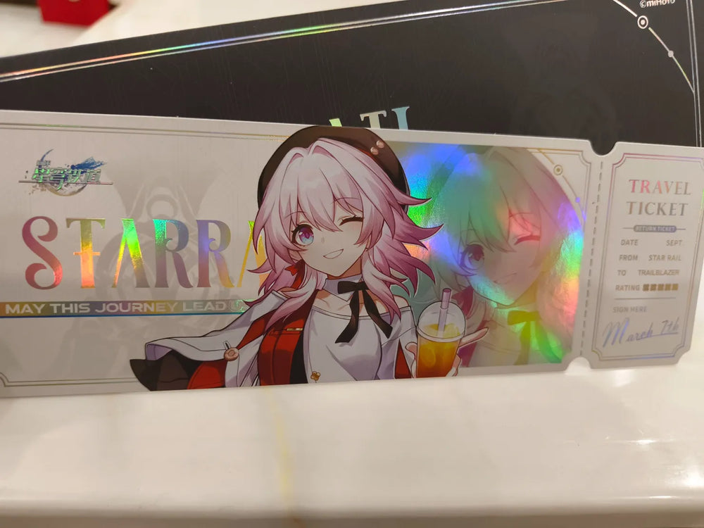 Honkai: Star Rail Gourmet Sailing Series Holografisches Sammelticket