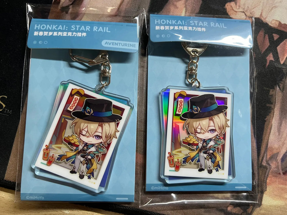 Honkai: Star Rail Happy New Year Series Chaveiros de acrílico