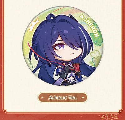 Acheron chibi badge design from the Happy New Year Series