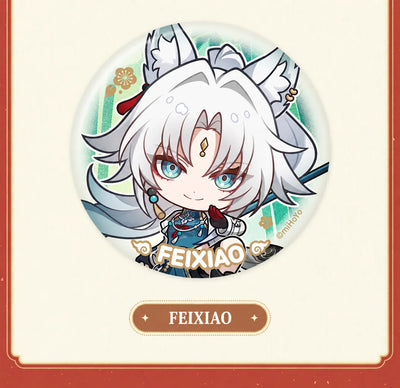 Feixiao chibi badge design from the Happy New Year Series