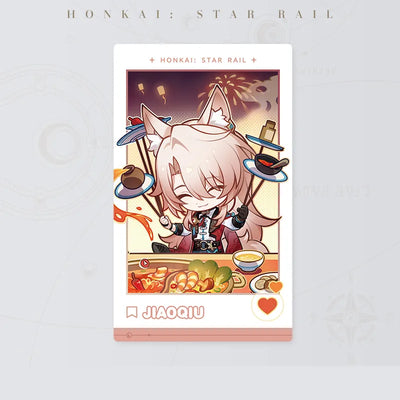 Honkai: Star Rail Happy New Year Series Jiaoqiu Card front and back designs