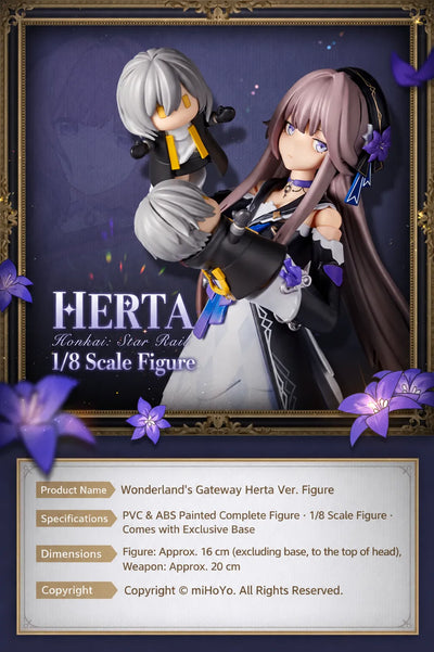 Herta 1/8 Scale Action Figure specifications and dimensions