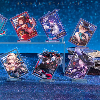 Honkai: Star Rail Interstellar Journey Series Acrylic Charms & Display Stands