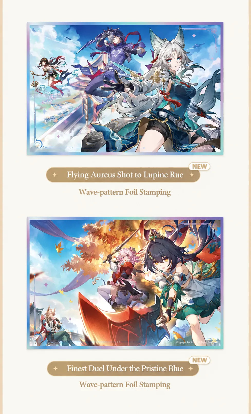 Flying Aureus Shot to Lupine Rue and Finest Duel Under the Pristine Blue acrylic art boards