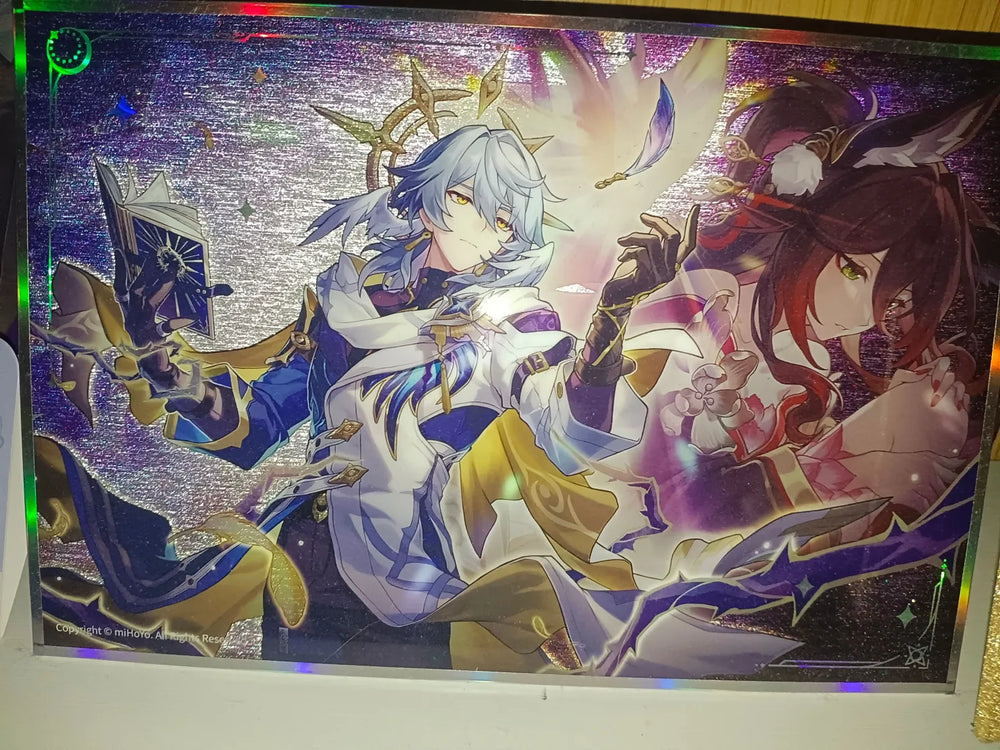 Honkai: Star Rail Interstellar Journey Series – Placas artísticas shikishi de acrílico
