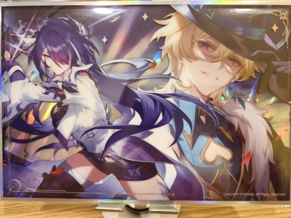 Honkai: Star Rail Interstellar Journey Series – Placas artísticas shikishi de acrílico