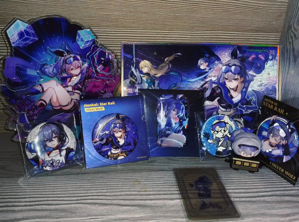 Honkai: Star Rail Interstellar Journey Series – Placas artísticas shikishi de acrílico