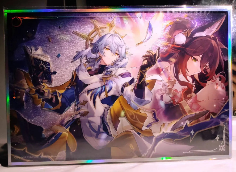 Honkai: Star Rail Interstellar Journey Series – Placas artísticas shikishi de acrílico