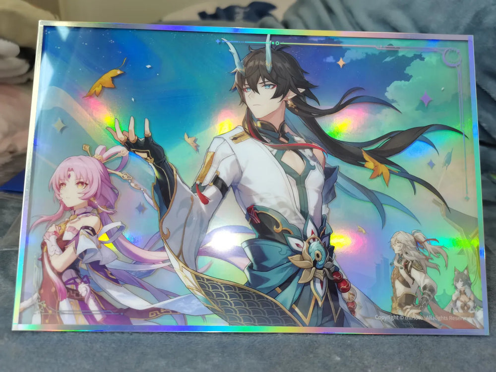 Honkai: Star Rail Interstellar Journey Series – Placas artísticas shikishi de acrílico