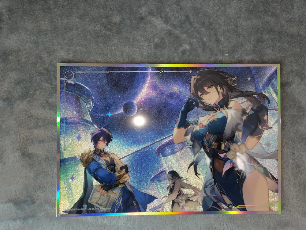 Honkai: Star Rail Interstellar Journey Series – Placas artísticas shikishi de acrílico