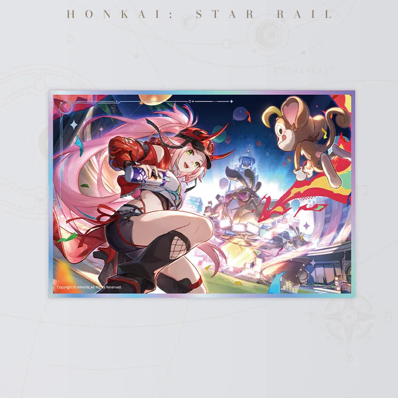 Annals of Pinecany's Mappou Age acrylic shikishi art board featuring Rappa