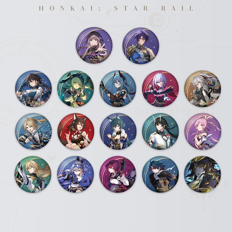 Honkai: Star Rail Interstellar Journey Series badge collection