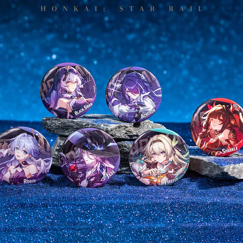 Interstellar Journey Series Badges Vol. 2 featuring Honkai: Star Rail characters