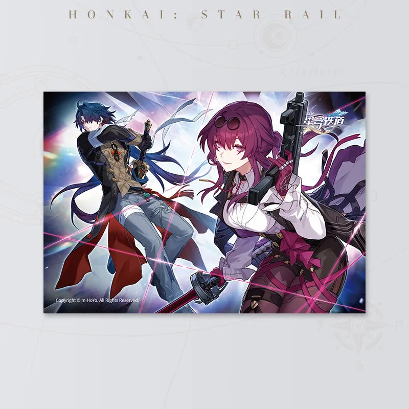 Interstellar Journey Series postcard collection with character artwork
