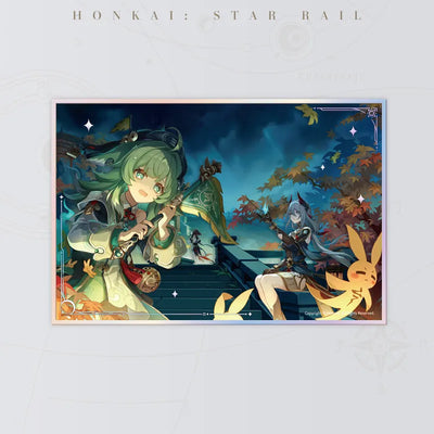 The Crepuscule Zone acrylic shikishi art board featuring Huohuo and Hanya
