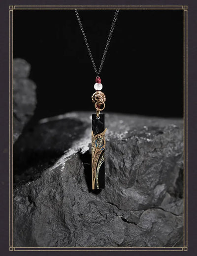 Starfall Reverie Impression Necklace pendant and detachable keychain accessory