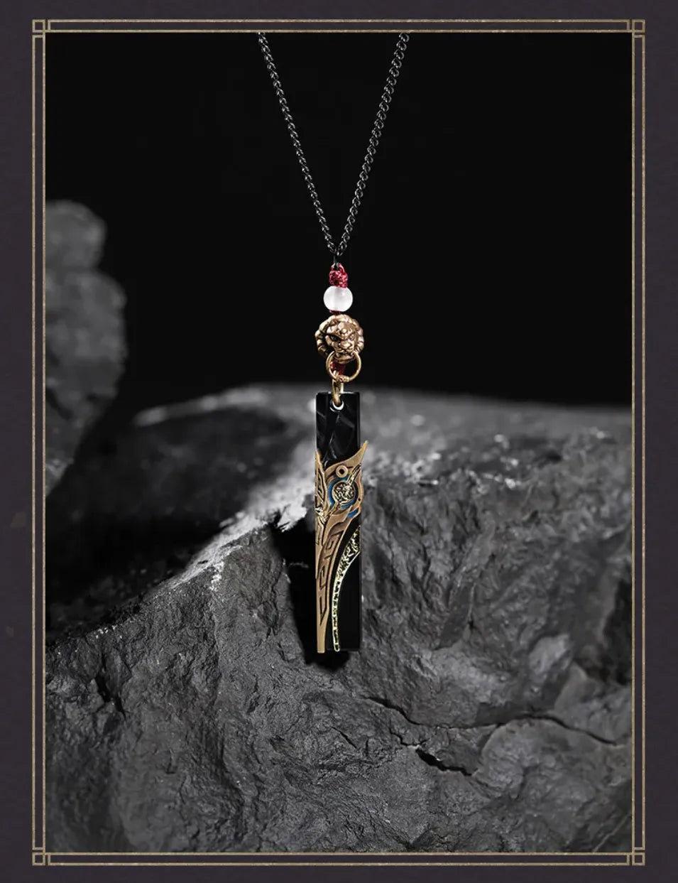 Starfall Reverie Impression Necklace pendant and detachable keychain accessory
