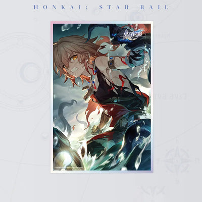 Honkai: Star Rail A Trail of Bygone Blood Light Cone Acrylic Shikishi Art Board