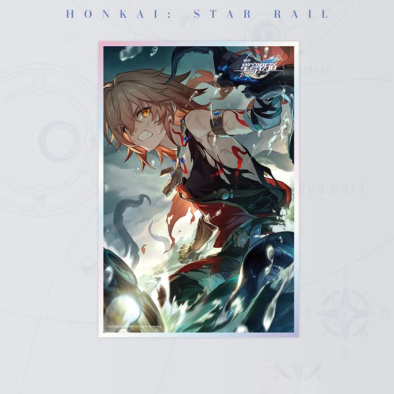 Honkai: Star Rail A Trail of Bygone Blood Light Cone Acrylic Shikishi Art Board