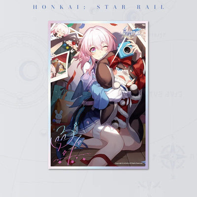 Honkai: Star Rail Day One of My New Life Light Cone Acrylic Shikishi Art Board