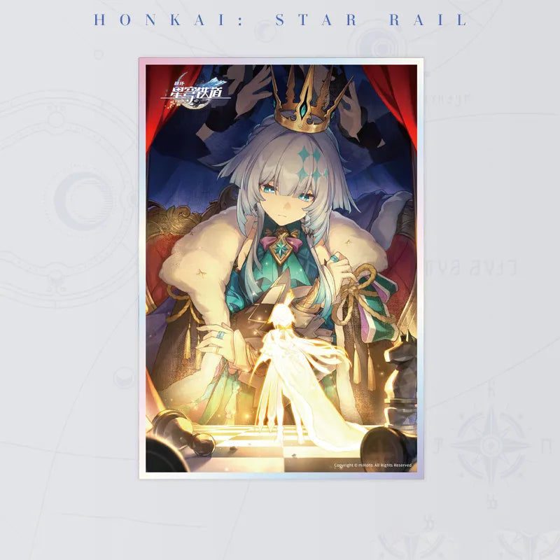 Honkai: Star Rail Epoch Etched in Golden Blood Light Cone Acrylic Shikishi Art Board