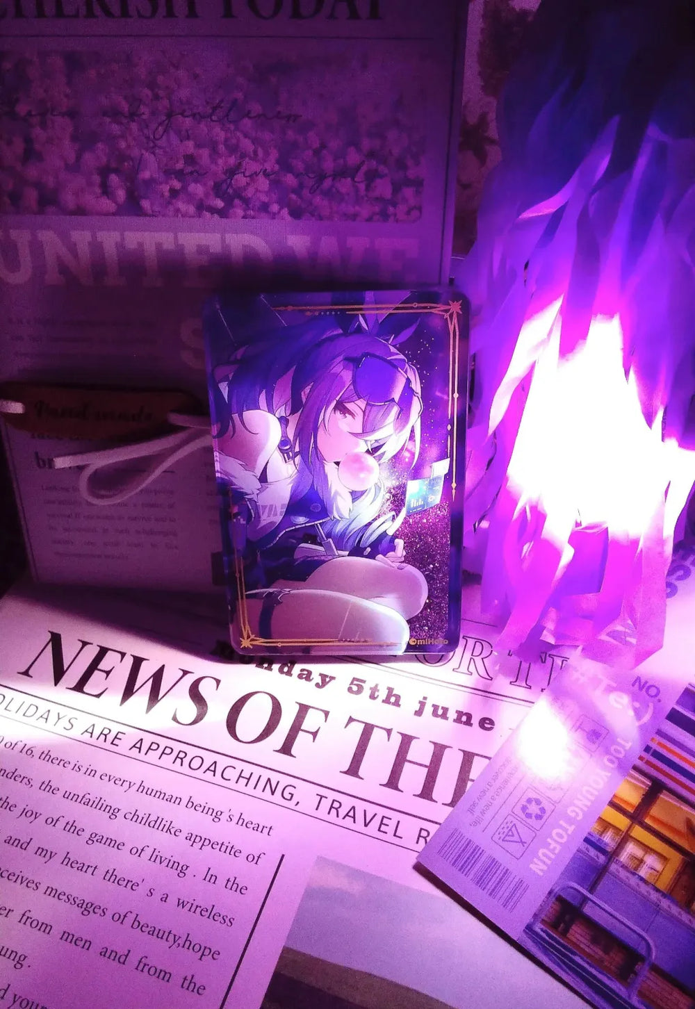 Honkai: Star Rail Light Cone Series Flowing Sand Acrylic Display Stand