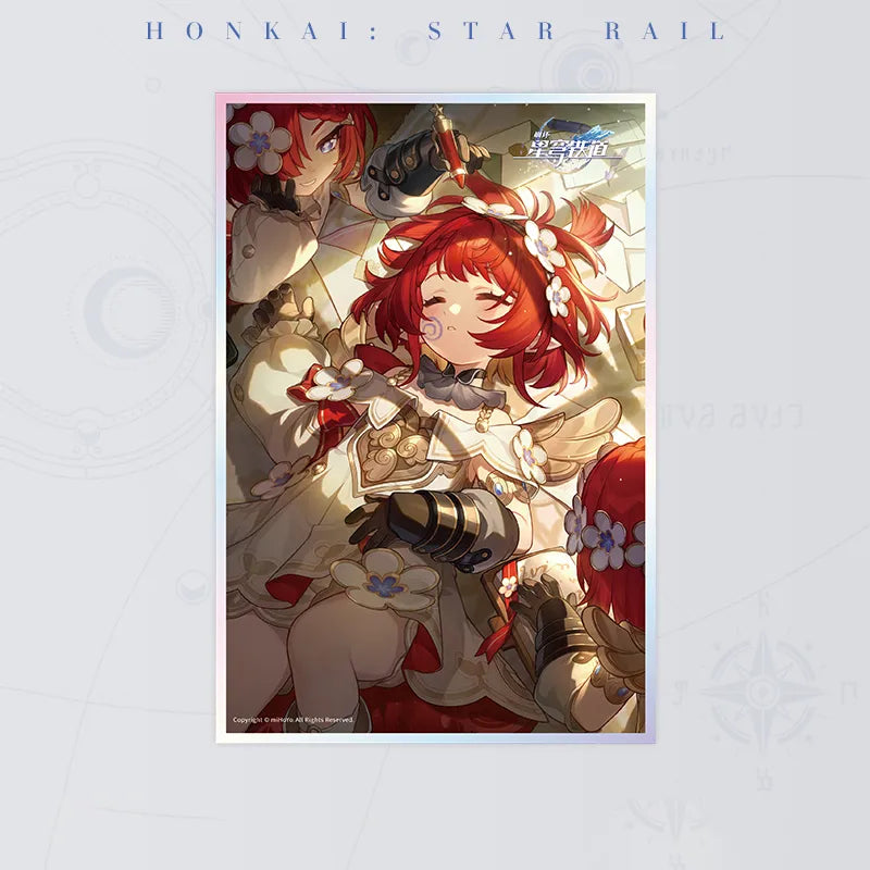 Honkai: Star Rail If Time Were a Flower Light Cone Acrylic Shikishi Art Board