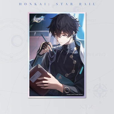 Honkai: Star Rail Only Silence Remains Light Cone Acrylic Shikishi Art Board