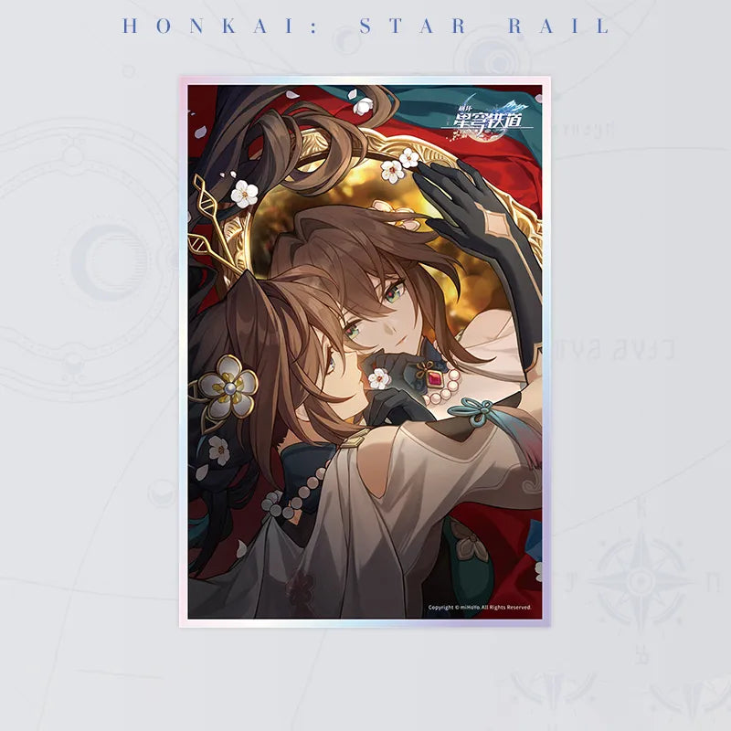 Honkai: Star Rail Past Self in Mirror Light Cone Acrylic Shikishi Art Board