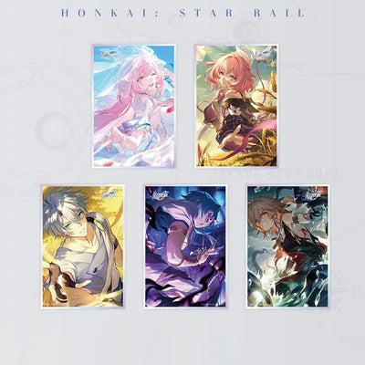 Honkai: Star Rail Light Cone Series Acrylic Shikishi Art Board collection display
