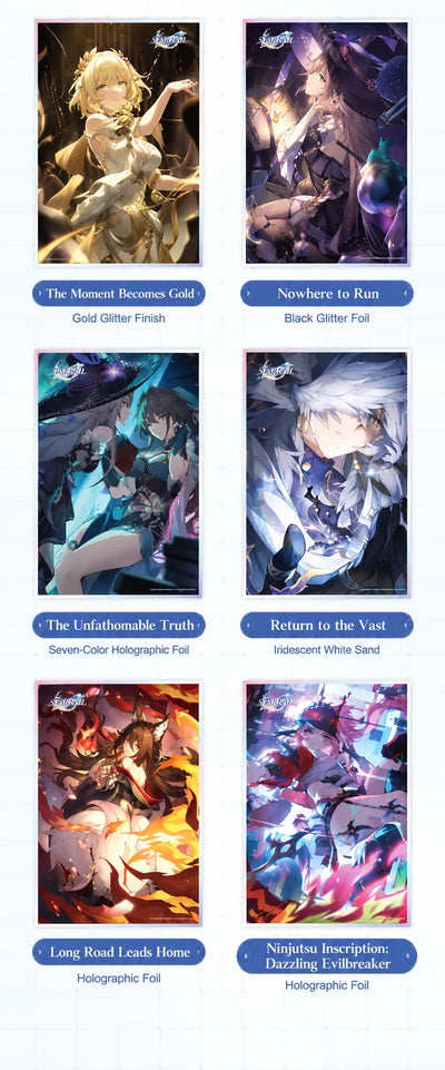 Honkai: Star Rail Light Cone Series acrylic art board special finishes