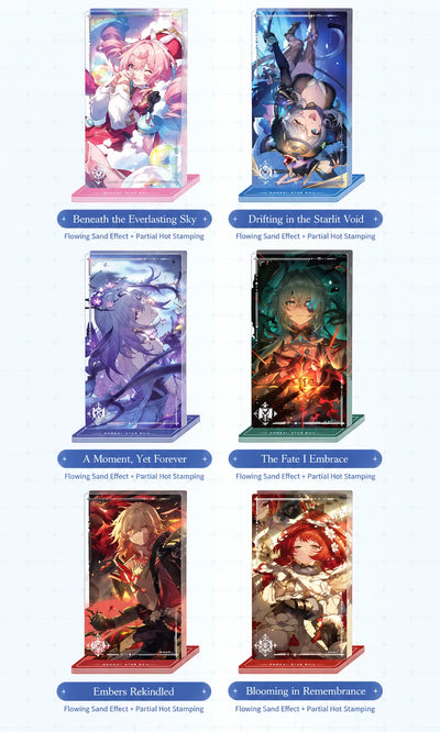 Honkai: Star Rail Light Cone Series acrylic standee design selection