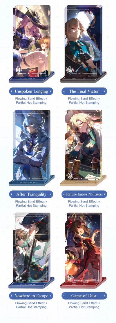 Honkai: Star Rail Light Cone Series acrylic standee artwork and finish details