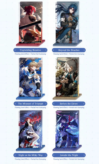 Honkai: Star Rail Light Cone Series Flowing Sand Acrylic Standees display details