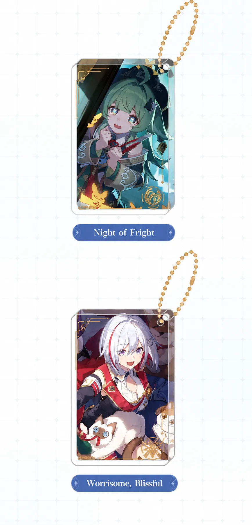 Honkai: Star Rail Light Cone Series 7 mm thick acrylic charm details