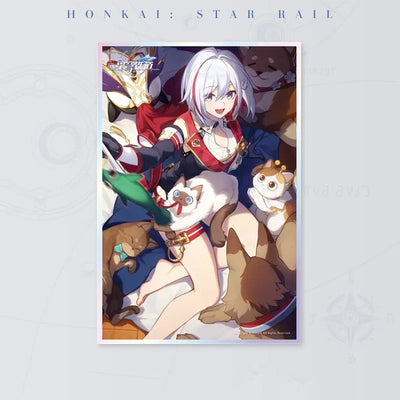 Honkai: Star Rail Worrisome, Blissful Light Cone Acrylic Shikishi Art Board