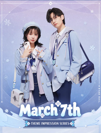 March 7th Theme Impression Series beret materials and bonus keychain