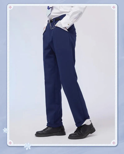 March 7th pants back view with tailored pockets