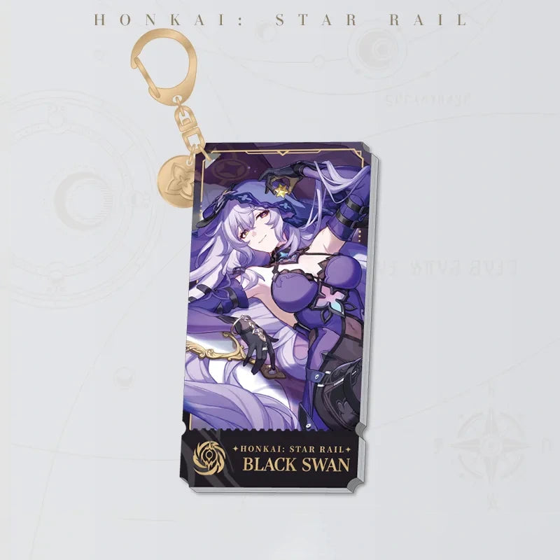 Honkai: Star Rail Black Swan Nihility acrylic charm
