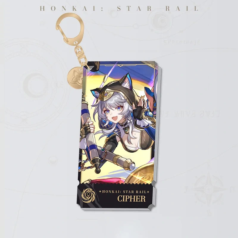 Honkai: Star Rail Cipher Nihility acrylic charm