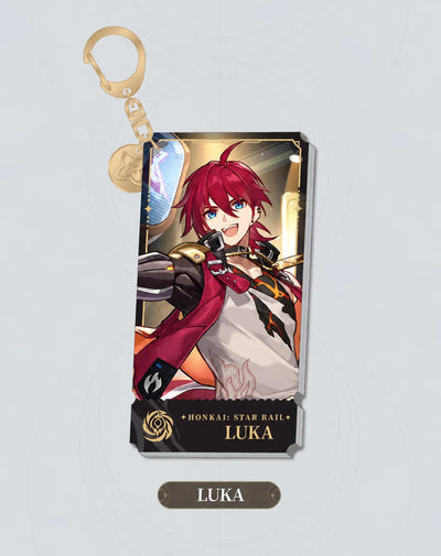 Luka Nihility acrylic charm with gold-tone clasp
