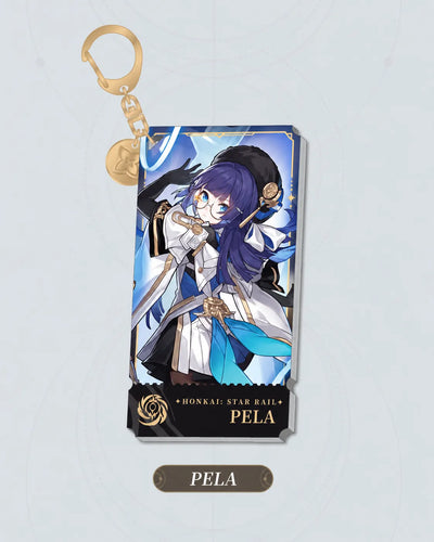 Pela Nihility acrylic charm with gold-tone clasp
