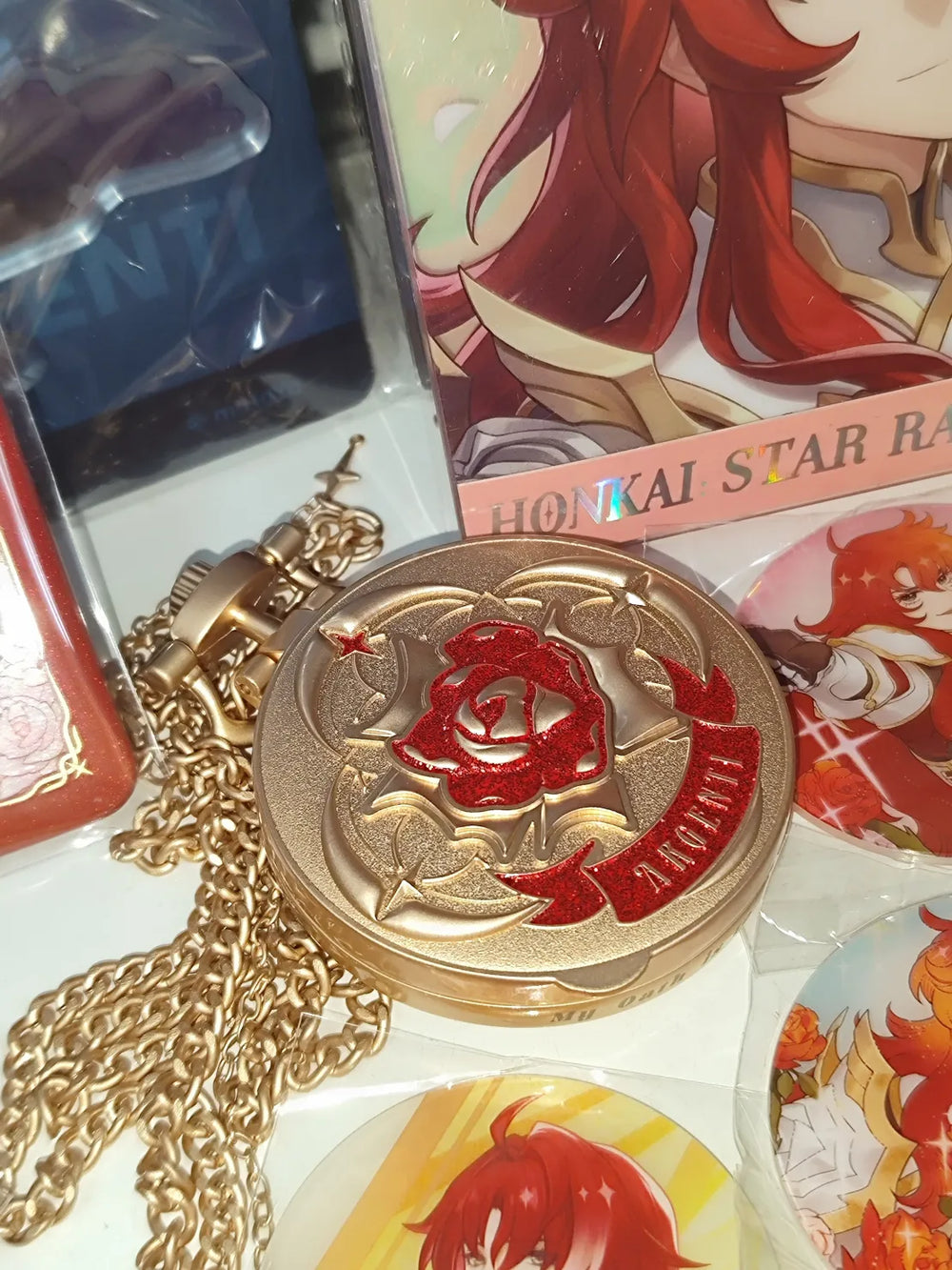 Honkai: Star Rail Peerless Beauty Series Pocket Watch-Style Metal Charm