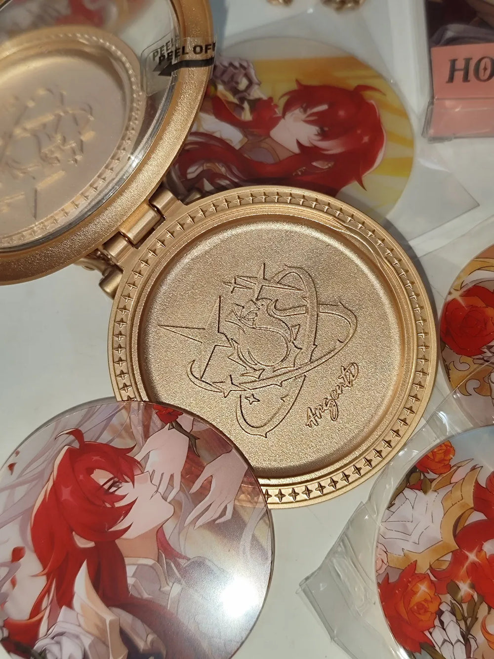 Honkai: Star Rail Peerless Beauty Series Pocket Watch-Style Metal Charm