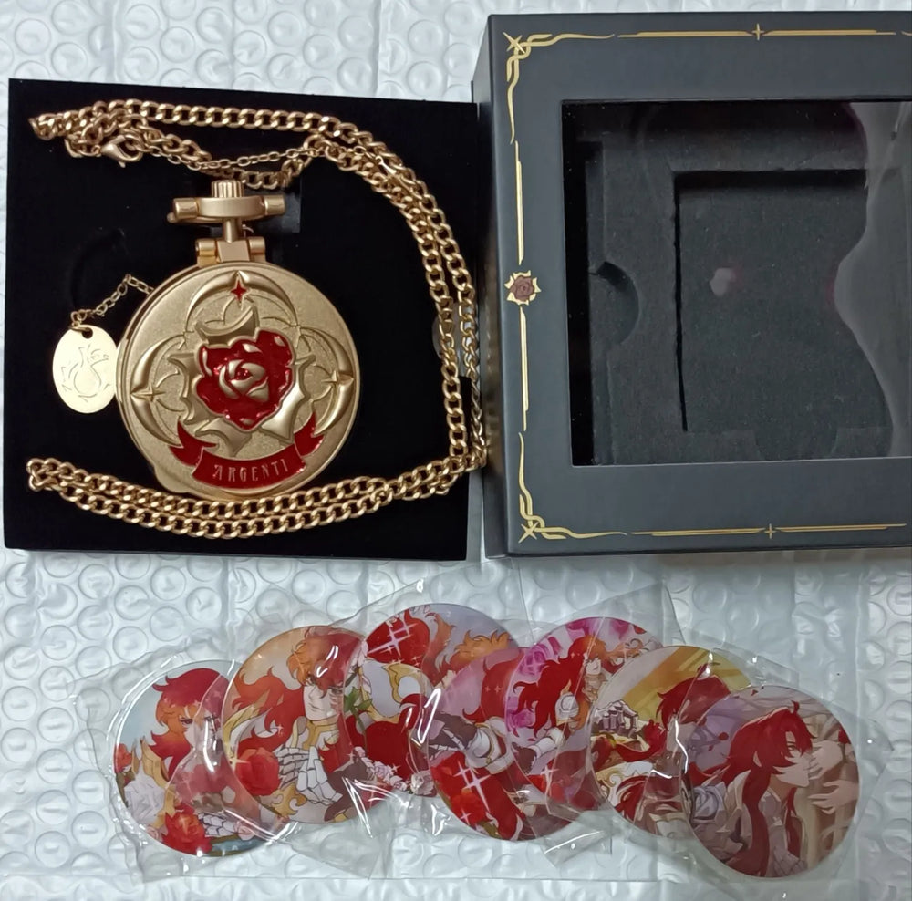 Honkai: Star Rail Peerless Beauty Series Pocket Watch-Style Metal Charm