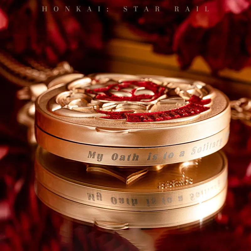 Pocket Watch-Style Metal Charm featuring Argenti with seven interchangeable designs