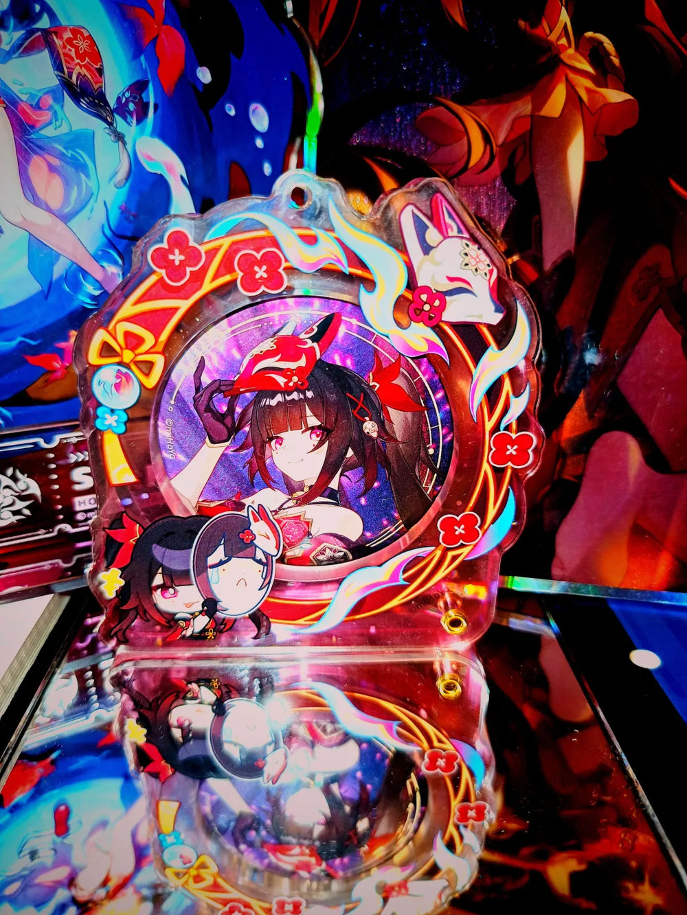 Honkai: Star Rail Pom-Pom Gallery Series Acrylic Badge Display Cases