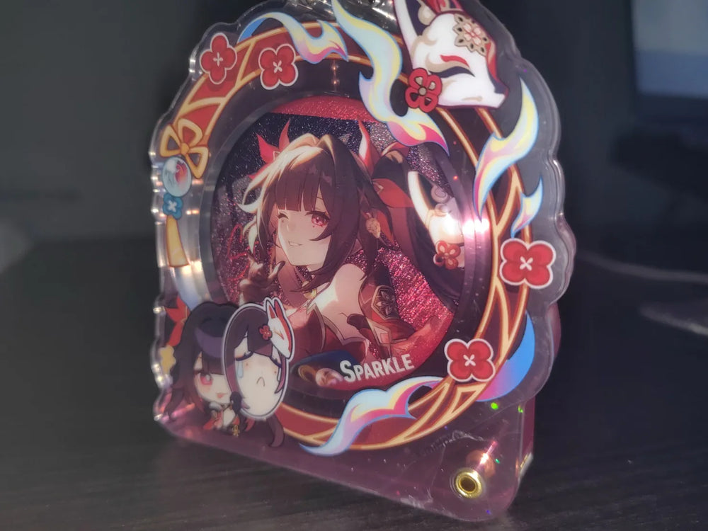 Honkai: Star Rail Pom-Pom Gallery Series Acrylic Badge Display Cases